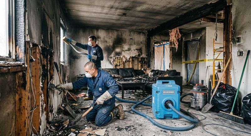 Fire Damage Cleanup in Austin, TX