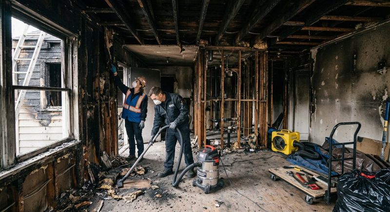 Fire Damage Cleanup in Austin, TX