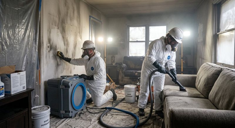 Smoke Damage Removal in Santa Rosa, CA